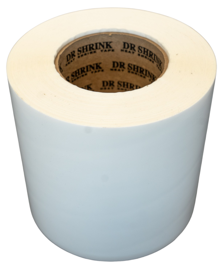 144mm Dr Shrink: Polyethylene Tape White