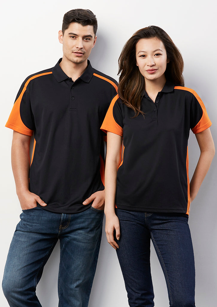 Mens Talon Short Sleeve Polo P401MS XL / Royal/White