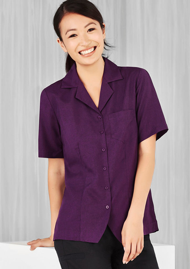 Womens Oasis Overblouse S265LS 30 / Grape