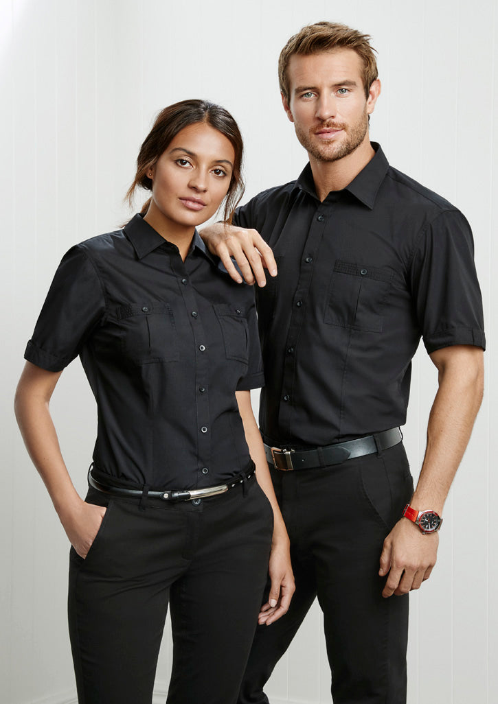 Mens Bondi Short Sleeve Shirt S306MS XS / Charcoal
