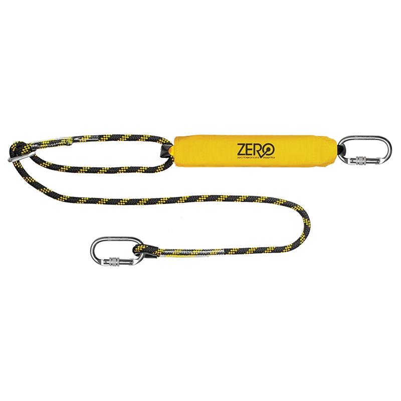 LLZ0RX1 - Single adjustable rope lanyard with carabiners