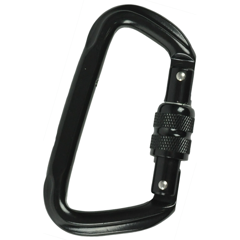 PK0005 - Black high strength D carabiner