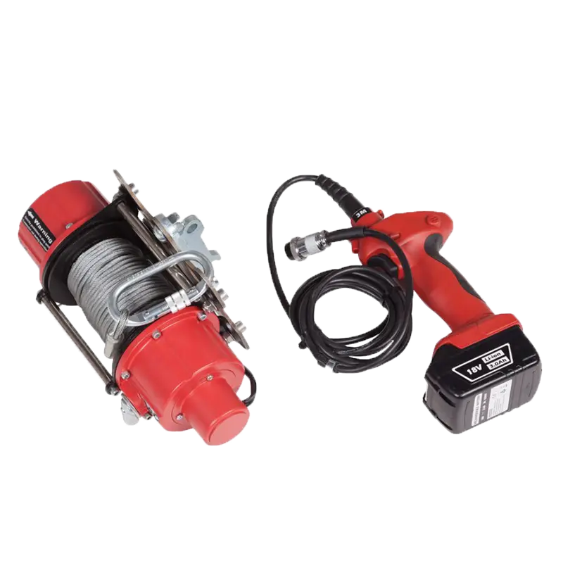 Cable battery powered Winch