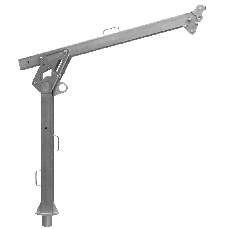 ZDJ0150/ZDP0120 - Portable Steel Davit 150 Arm, 120 Mast