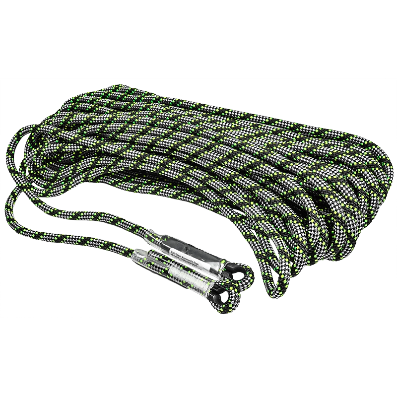TACTIXI Kernmantle static rope with eyelets 50m 50m