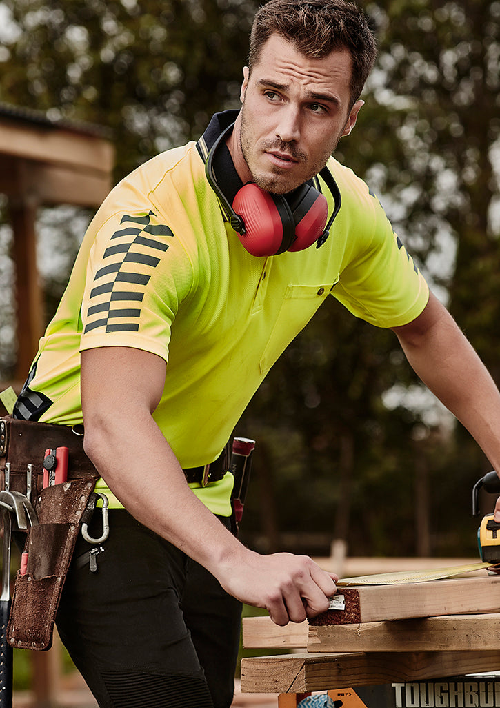 Hi Vis Komodo Mens Short Sleeve Polo
