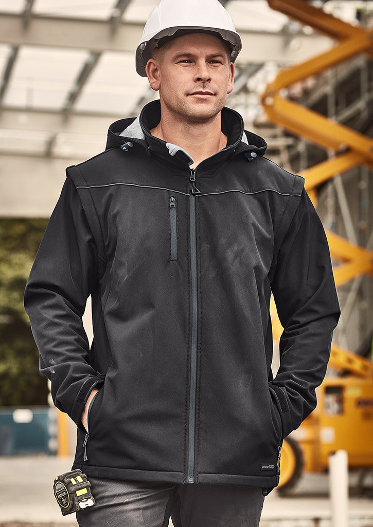 Streetworx 2 In 1 Stretch Softshell Unisex Jacket