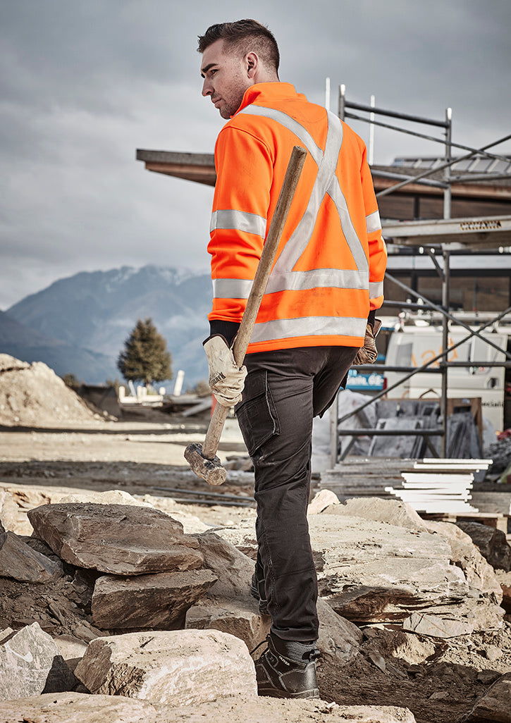 Hi Vis X Back Rail Unisex Jumper