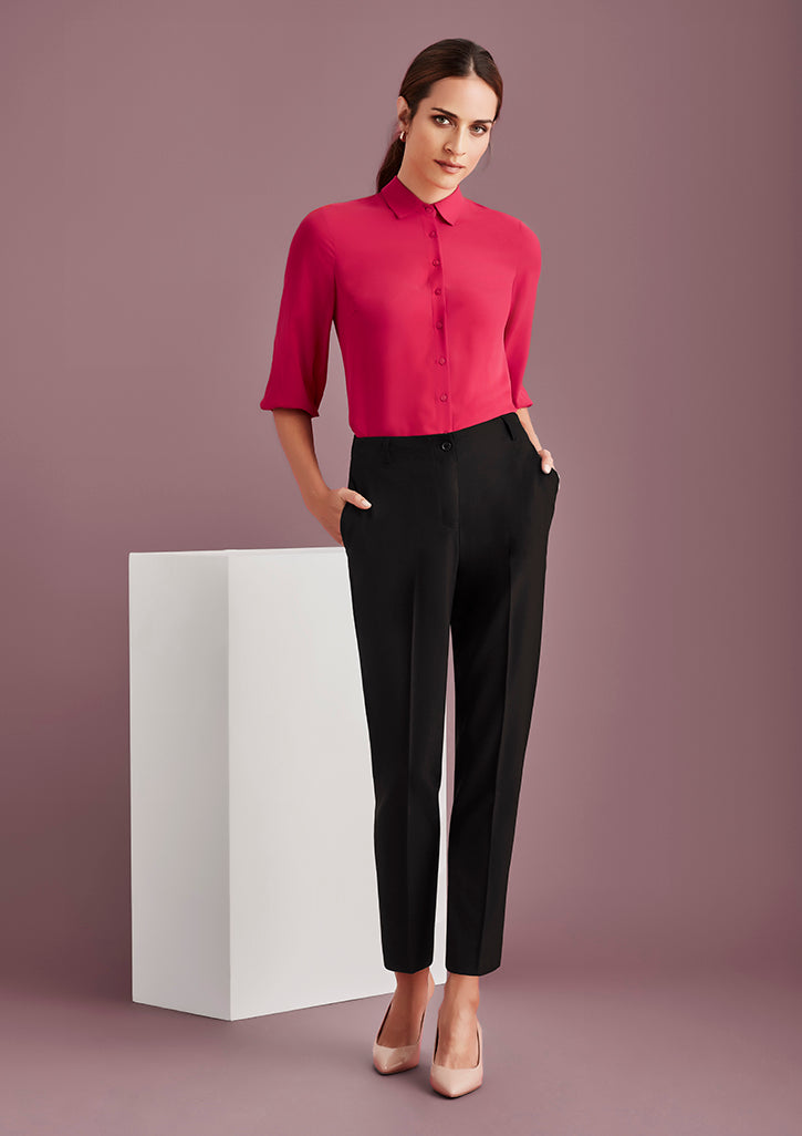 Womens Siena Bandless Elastic Waist Pant 10722 8 / Marine