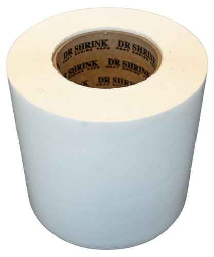 144mm Dr Shrink: Polyethylene Tape White