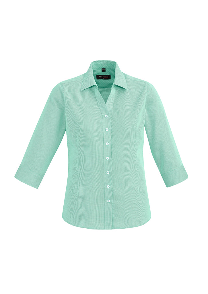 Womens Hudson 3/4 Sleeve Shirt 40311 6 / Patriot Blue