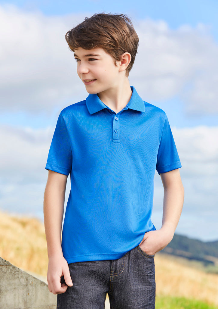 Kids Action Short Sleeve Polo P206KS 6 / Royal