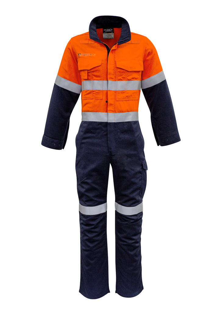 Mens Orange Flame Overall - Hoop Taped 97 / Yellow/Navy