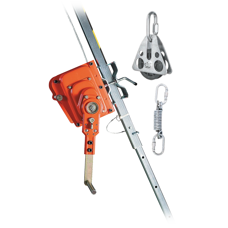 WDP00CM/250 - Heavy duty winch with pulley & mounting bracket