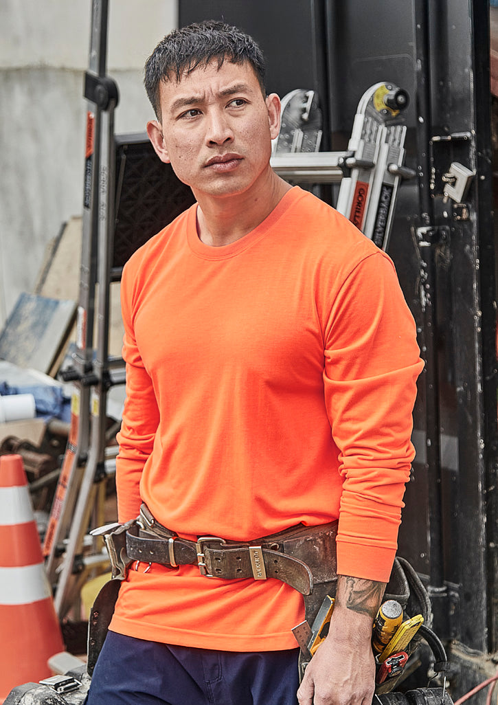Hi Vis Mens Long Sleeve Tee