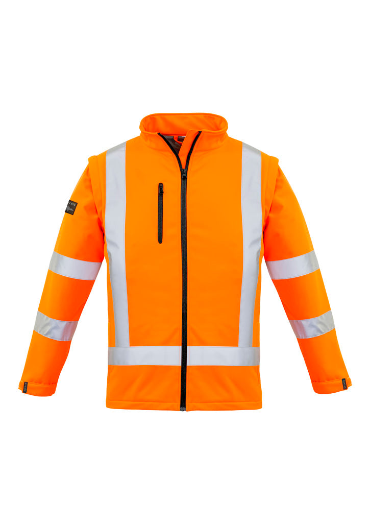 Hi Vis NSW Rail X Back 2 In 1 Softshell Womens Jacket