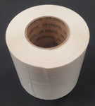 Polyethylene Tape 144mm (6") x 55m White Pinked (serrated)