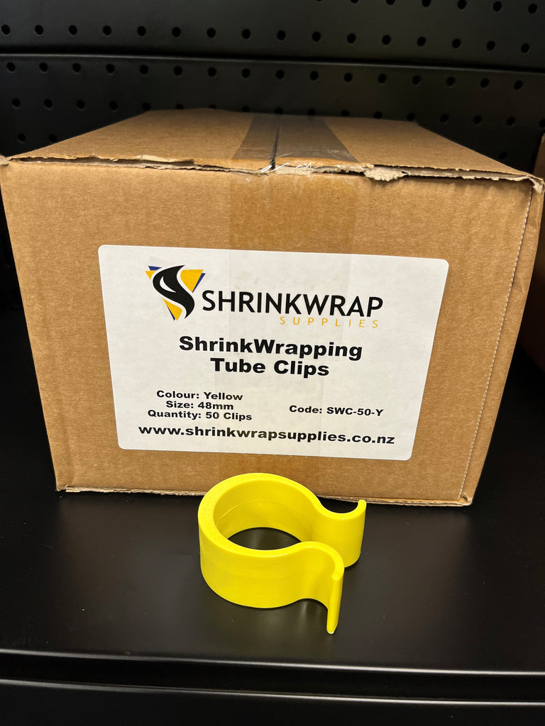 Shrink Wrapping Tube Clips.